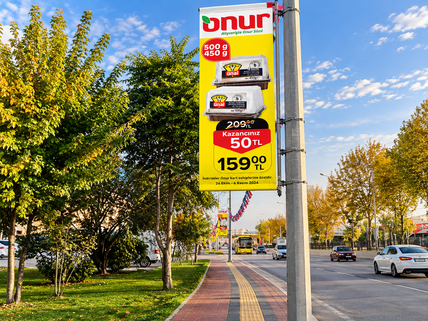 Onur Market markasına ait direk reklam uygulaması